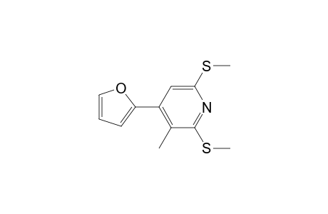 4-(2-furanyl)-3-methyl-2,6-bis(methylthio)pyridine
