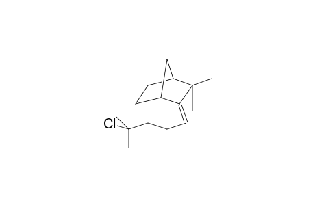 2-Chloro-2-methyl-5-(3',3'-dimethylbicyclo-[2.2.1]-hept-2'-ylidene)-pentane