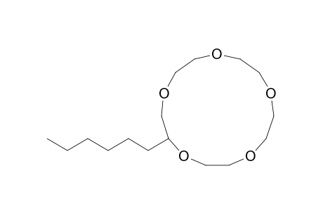 2-Hexyl-1,4,7,10,13-pentaoxacyclopentadecane