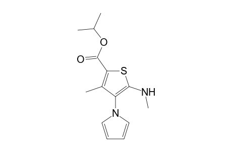 Isopropyl 3-Methyl-5-(methylamino)-4-(1H-pyrrol-1-yl)thiophene-2-carboxylate