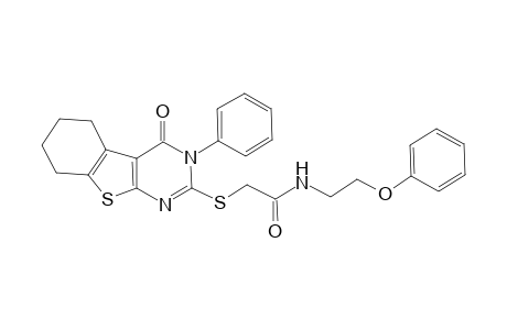 acetamide, 2-[(3,4,5,6,7,8-hexahydro-4-oxo-3-phenylbenzo[4,5]thieno[2,3-d]pyrimidin-2-yl)thio]-N-(2-phenoxyethyl)-
