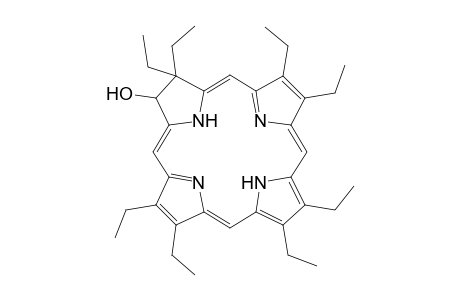 3,3,7,8,12,13,17,18-Octaethyl-2-hydroxychlorin