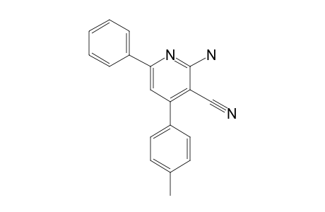 2-Amino-4-(4-methylphenyl)-6-phenylnicotinonitrile