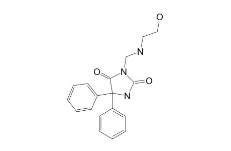 3-[(2-HYDROXY-ETHYLAMINO)-METHYL]-5,5-DIPHENYL-IMIDAZOLIDINE-2,4-DIONE