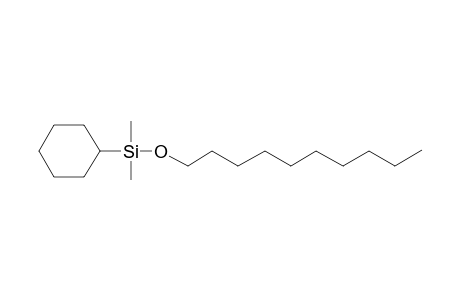 1-Cyclohexyldimethylsilyloxydecane