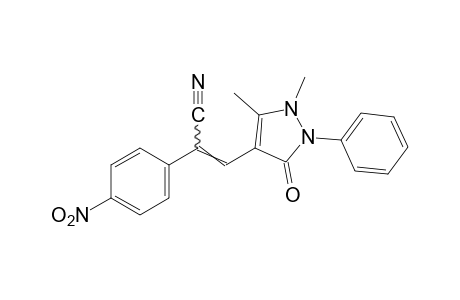 2,3-dimethyl-a-(p-nitrophenyl)-5-oxo-1-phenyl-3-pyrazolin-5-one
