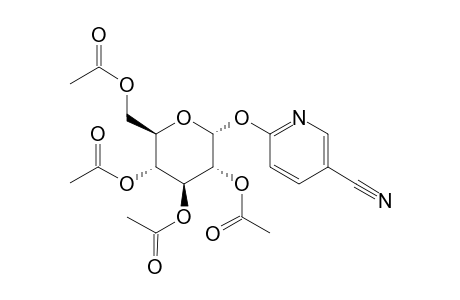 6-(alpha-D-glucopyranosyloxy)nicotinonitrile, tetraacetate