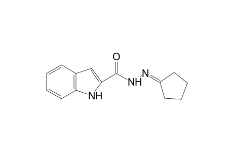 indole-2-carboxylic acid, cyclopentylidenehydrazide