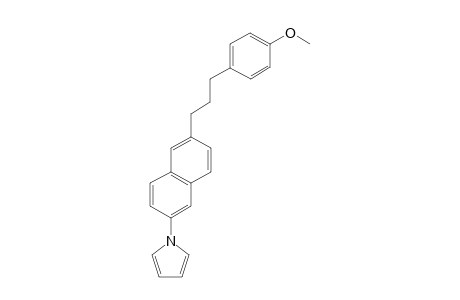 1-(6-(3-(4-Methoxyphenyl)propyl)naphthalen-2-yl)-1H-pyrrole