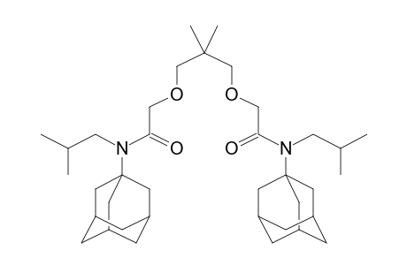 N-(1-Adamantyl)-2-(3-(2-[1-adamantyl(isobutyl)amino]-2-oxoethoxy)-2,2-dimethylpropoxy)-N-isobutylacetamide