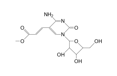 (E)-5-(2-(Methoxycarbonyl)-ethenyl)-cytidine