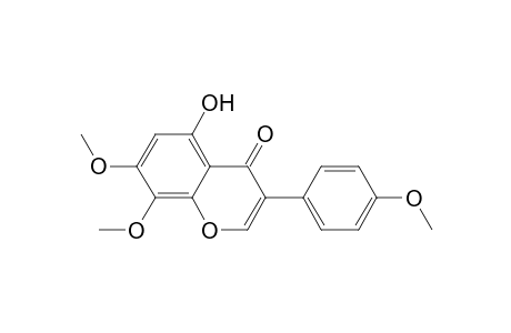 5-HYDROXY-7,8-DIMETHOXY-3-(4'-METHOXYPHENYL)-4H-1-BENZOPYRAN-4-ONE