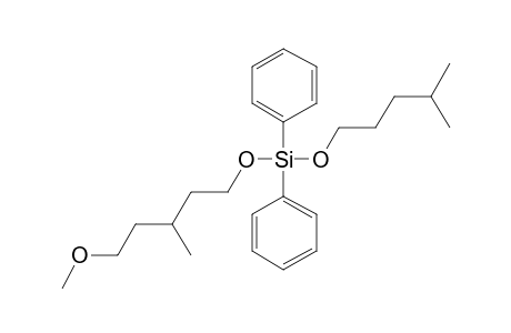 Silane, diphenylisohexyloxy(5-methoxy-3-methylpentyloxy)-