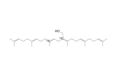 2,5-bis[13C]-5,9,13-Trimethyl-2-[(Z)-1',5',9'-trimethyl-4',8'-decadienylidene]-4,8,12-tetrdecatrien-1-ol