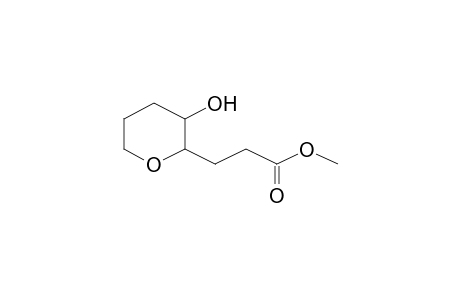 Methyl 3-(3-hydroxytetrahydro-2H-pyran-2-yl)propanoate