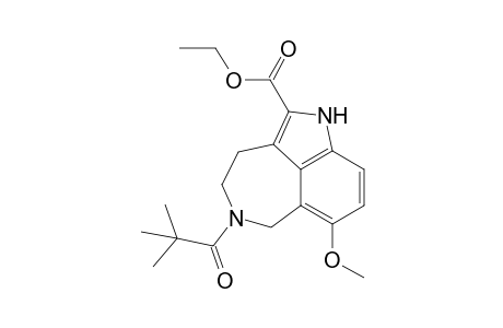 5-(2,2-DIMETHYLPROPINYL)-7-METHOXY-3,4,5,6-TETRAHYDRO-1H-AZEPINO-[5,4,3-CD]-INDOLE-2-CARBOXYLIC-ACID-ETHYLESTER