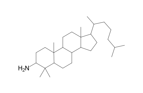 3-Amino-17-(1',6'-dimethylheptyl)-4,4-dimethyl-6b-"demethyl"-dihydrosteroidic cpd.