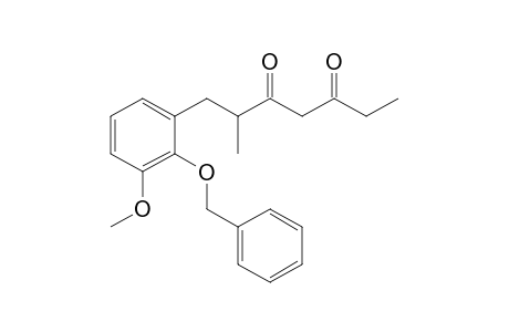 1-(2-BENZYLOXY-3-METHOXYPHENYL)-2-METHYLHEPTANE-3,5-DIONE