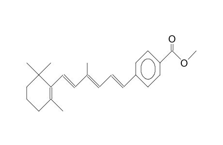 Benzoic acid, 4-[4-methyl-6-(2,6,6-trimethyl-1-cyclohexen-1-yl)-1,3,5-hexatrienyl]-, methyl ester, (E,E,E)-