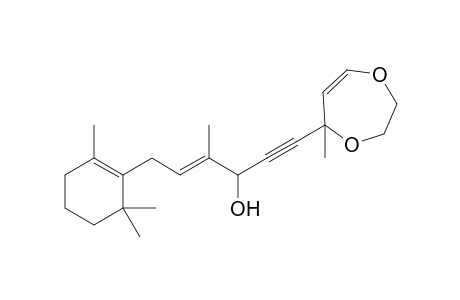 2,3-Dihydro-5-[4E)-3-hydroxy-4-methyl-6-(2,6,6-trimethylcyclohexenyl)-4-hexen-1-ynyl]-5-methyl-1,4-dioxepin isomer