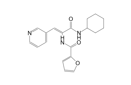 N-[(Z)-1-[(cyclohexylamino)carbonyl]-2-(3-pyridinyl)ethenyl]-2-furamide