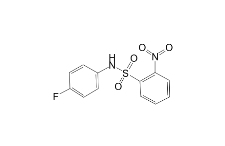 N-(4-fluorophenyl)-2-nitrobenzenesulfonamide