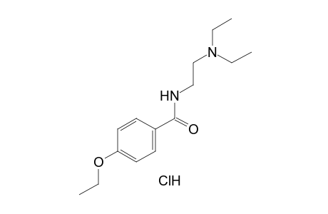 N-[2-(diethylamino)ethyl]-p-ethoxybenzamide, monohydrochloride