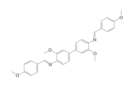 N,N'-BIS(p-METHOXYBENZYLIDENE)-3,3'-DIMETHOXYBENZIDINE