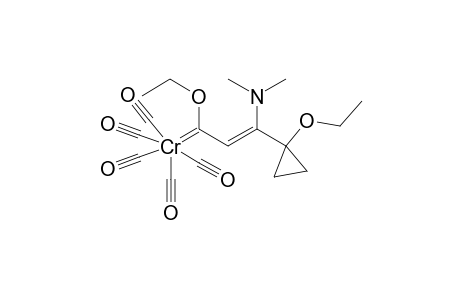 Pentacarbonyl [(2Z)-3-(dimethylamino)-3-(1'-ethoxycyclopropyl)-1-ethoxy-2-propenylidene] chromium