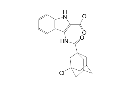 methyl 3-{[(3-chloro-1-adamantyl)carbonyl]amino}-1H-indole-2-carboxylate