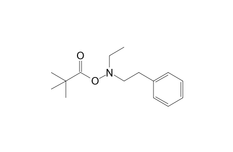 N-Ethyl-N-phenethyl-O-pivaloylhydroxylamine