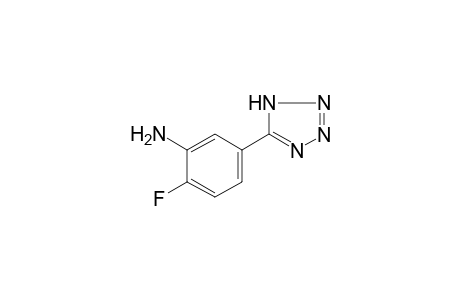 2-Fluoro-5-(1H-tetraazol-5-yl)aniline