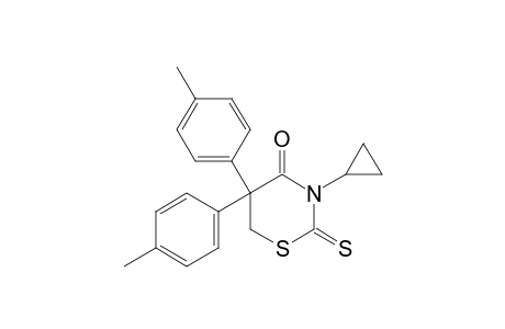3-cyclopropyldihydro-5,5-di-p-tolyl-2-thio-2H-1,3-thiazine-2,4(3H)-dione