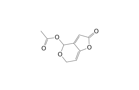 4H-Furo[3,2-c]pyran-2(6H)-one, 4-(acetyloxy)-