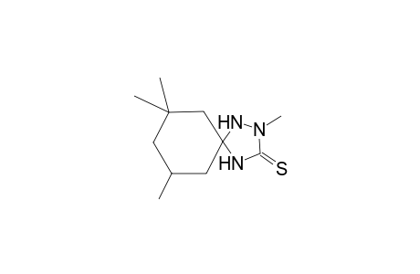 1,2,4-Triazaspiro[4.5]decane-3-thione, 2,7,7,9-tetramethyl-