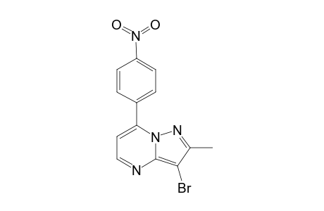 3-BROMO-2-METHYL-7-(4-NITROPHENYL)-PYRAZOLO-[1,5-A]-PYRIMIDINE