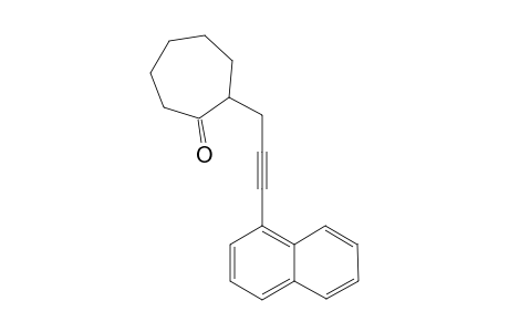 1-[3-(2-oxocycloheptyl)prop-2-yn-1-yl]naphthlene