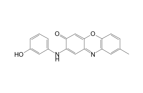 2-(3-hydroxyanilino)-8-methyl-3-phenoxazinone