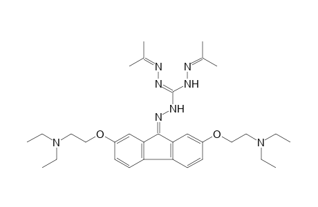 1-{{2,7-bis[2-(diethylamino)ethoxy]fluoren-9-ylidene)amino}-2,3-bis(isopropylideneamino)guanidine