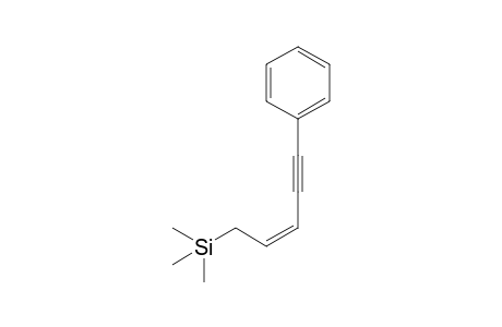 Trimethyl-[(Z)-5-phenylpent-2-en-4-ynyl]silane