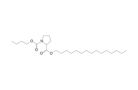 L-Proline, N-butoxycarbonyl-, pentadecyl ester