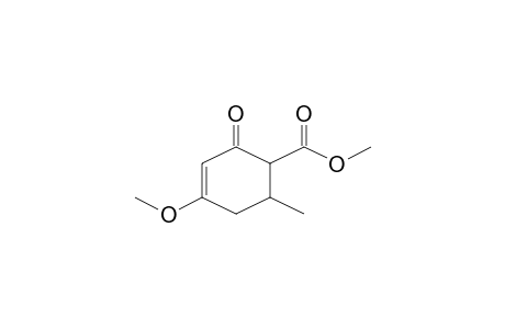 3-Cyclohexene-1-carboxylic acid, 4-methoxy-6-methyl-2-oxo-, methyl ester