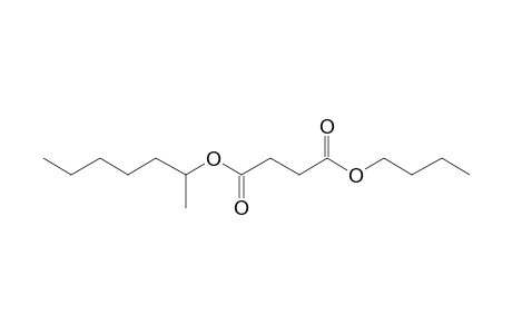 Succinic acid, butyl 2-heptyl ester