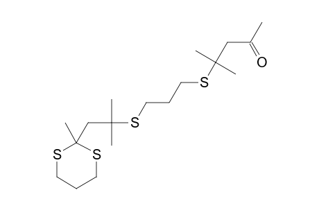 2-METHYL-2-(2,2,8,8-TETRAMETHYL-10-OXO-3,7-DITHIAUNDECYL)-1,3-DITHIAN