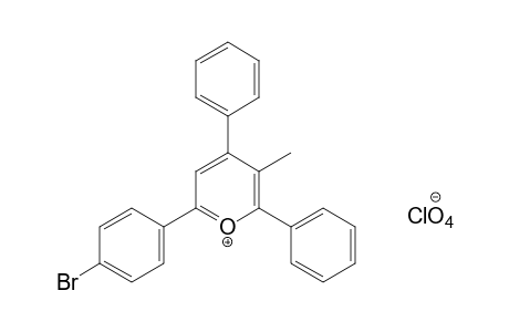6-(p-bromophenyl) -2,4-diphenyl-3-methylpyrylium perchlorate
