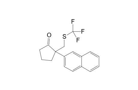 2-(naphthalen-2-yl)-2-(((trifluoromethyl)thio)methyl)cyclopentan-1-one