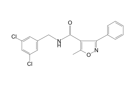 N-(3,5-dichlorobenzyl)-5-methyl-3-phenyl-4-isoxazolecarboxamide