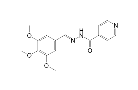 isonicotinic acid, (3,4,5-trimethoxybenzylidene)hydrazide