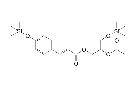 Glycerol <2-acetyl-1-p-coumaroyl->, di-TMS