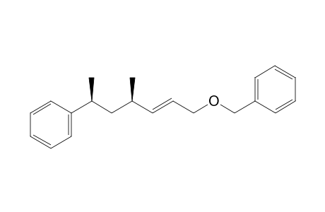 [(E,1S,3R)-6-benzyloxy-1,3-dimethyl-hex-4-enyl]benzene